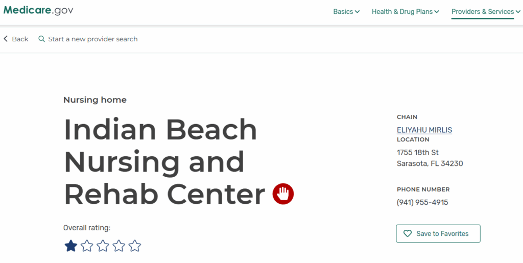 Indian Beach Nursing and Rehab Center